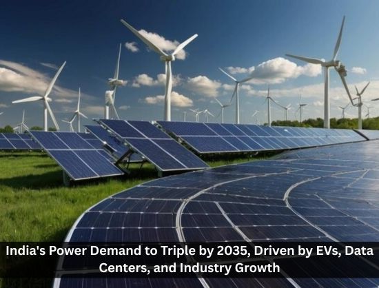 India’s Power Demand to Triple by 2035, Driven by EVs, Industry, and AI, Says Report